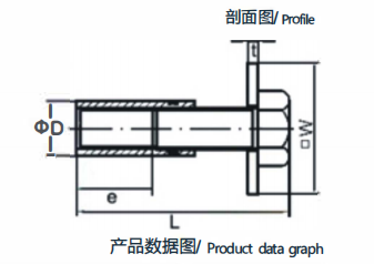 uhpc built-in fitting plated profile